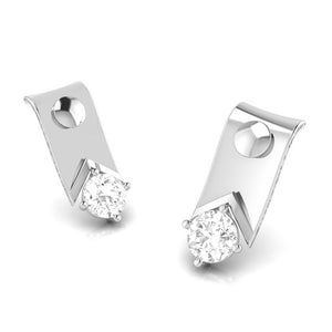 Jewelove™ Pendants & Earrings Designer Platinum with Solitaire Pendant Set for Women JL PT PE 78F