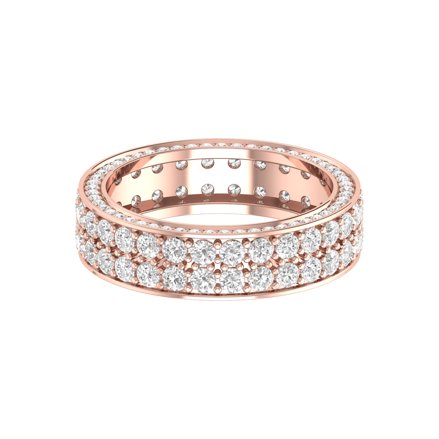 Jewelove™ Rings Designer Rose Gold Diamond Wedding Ring JL AU RD RN 9277R