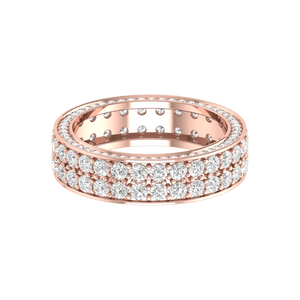 Jewelove™ Rings Designer Rose Gold Diamond Wedding Ring JL AU RD RN 9277R