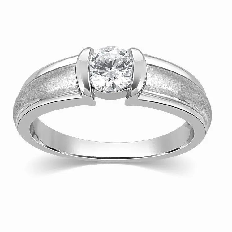 Twice As Nice Solitaire Diamond Ring - Sparkle Jewels
