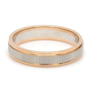 Jewelove™ Rings Designer Unisex Platinum & Rose Gold Couple Rings JL PT 1121