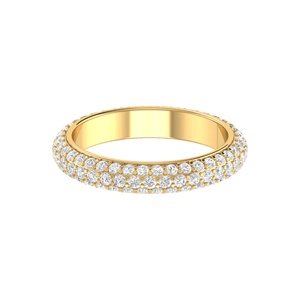 Jewelove™ Rings Designer Yellow Gold Diamond Wedding Ring JL AU RD RN 9295Y