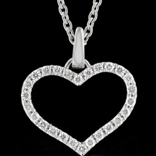 Diamond Heart Pendant SKU 007 in India