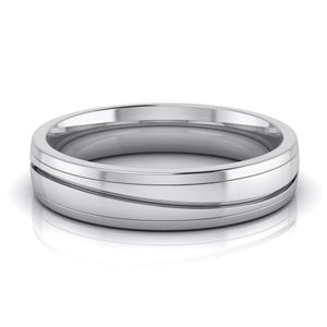 Jewelove™ Rings Diamond Platinum Love Bands JL PT R-8042