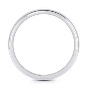 Jewelove™ Rings Elegant Platinum Love Bands with Matte Finish JL PT 529