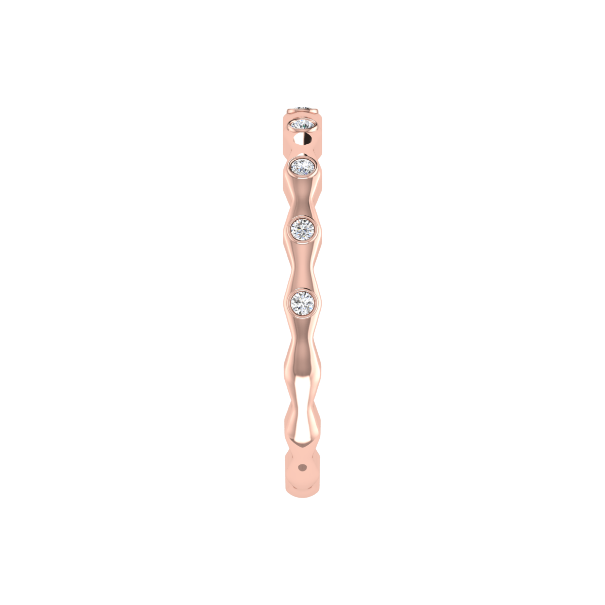 Jewelove™ Rings Eternity Rose Gold Diamond Wedding Ring JL AU RD RN 11223R