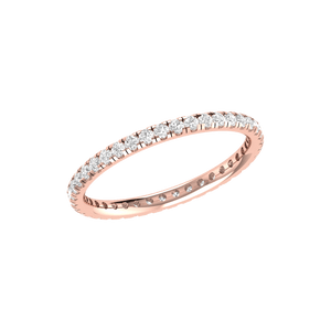 Jewelove™ Rings Eternity Rose Gold Diamond Wedding Ring JL AU RD RN 9274R