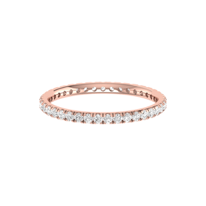 Jewelove™ Rings Eternity Rose Gold Diamond Wedding Ring JL AU RD RN 9274R