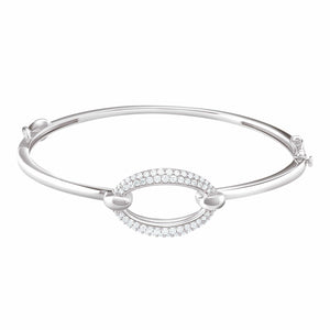 Jewelove™ Bangles & Bracelets Evara Platinum Diamond Bracelet for Women JL PTB 795