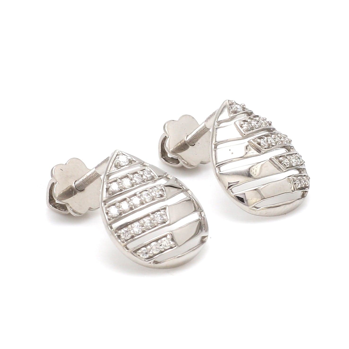 Jewelove™ Earrings Evara Platinum Diamonds Earrings for Women JL PT E 234