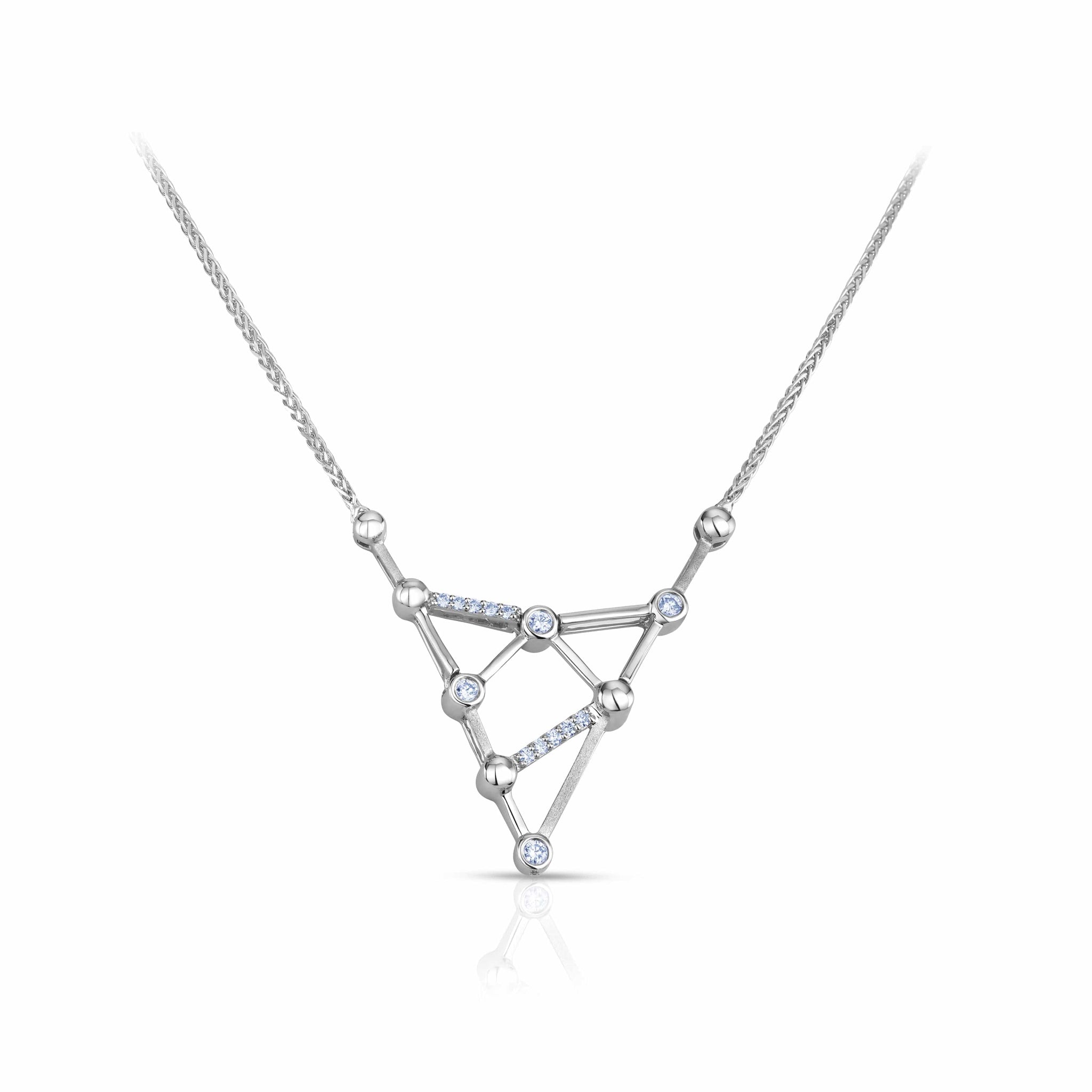 Jewelove™ Necklaces & Pendants Evara Platinum Necklace with Diamonds for Women JL PT N 188