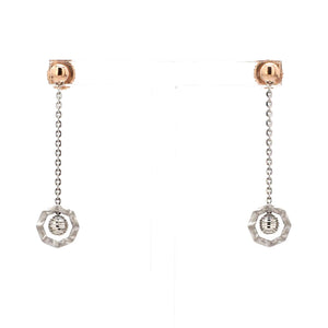 Jewelove™ Earrings Evara Platinum Rose Gold Earrings for Women JL PT E 254