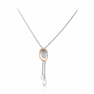 Jewelove™ Pendants Evara Platinum Rose Gold Pendant for Women JL PT P 259