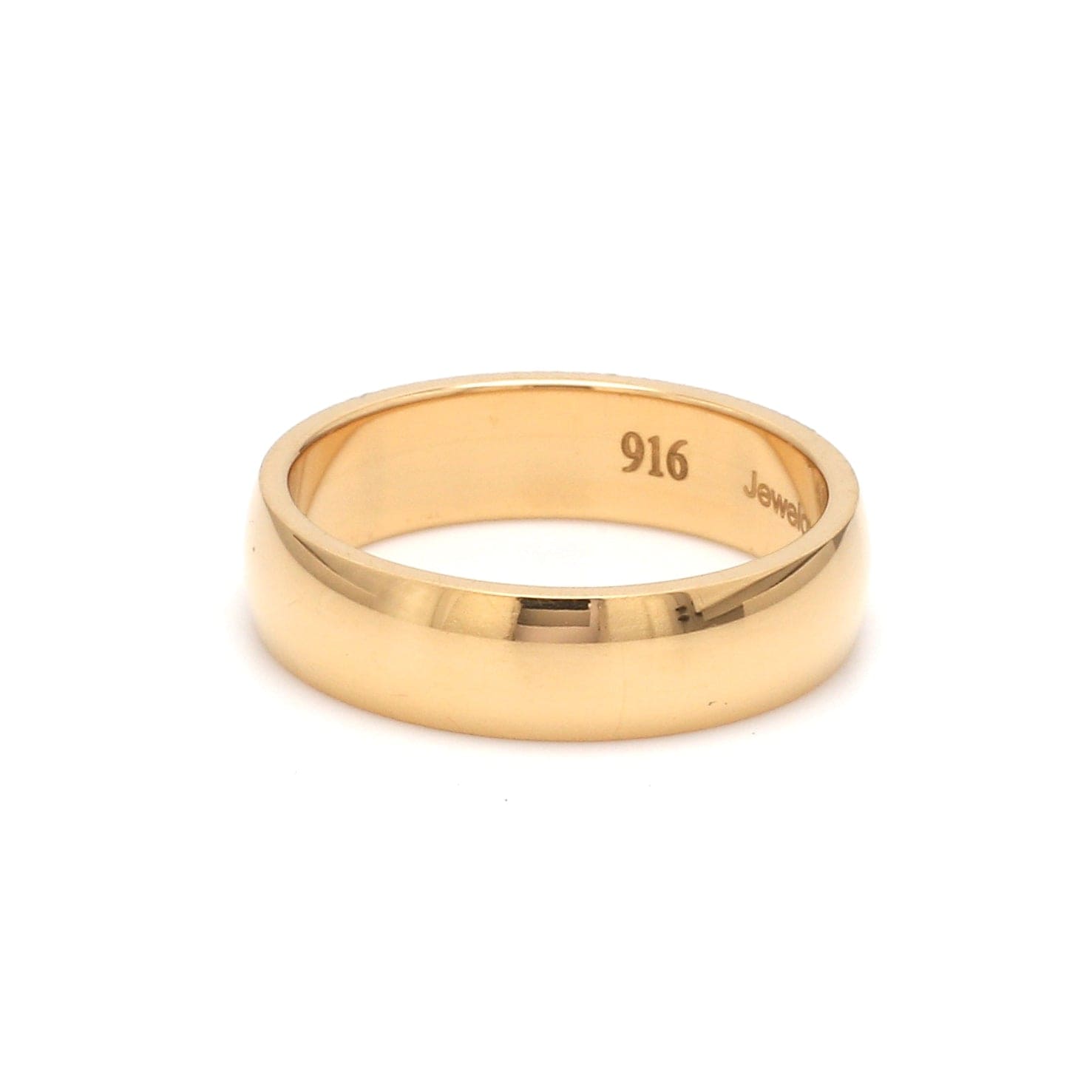 Jewelove™ Rings Gold Fingerprint Engraved Platinum Rings for Couples