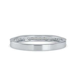 Jewelove™ Rings Half Eternity Platinum Diamond Engagement Ring JL PT 0631