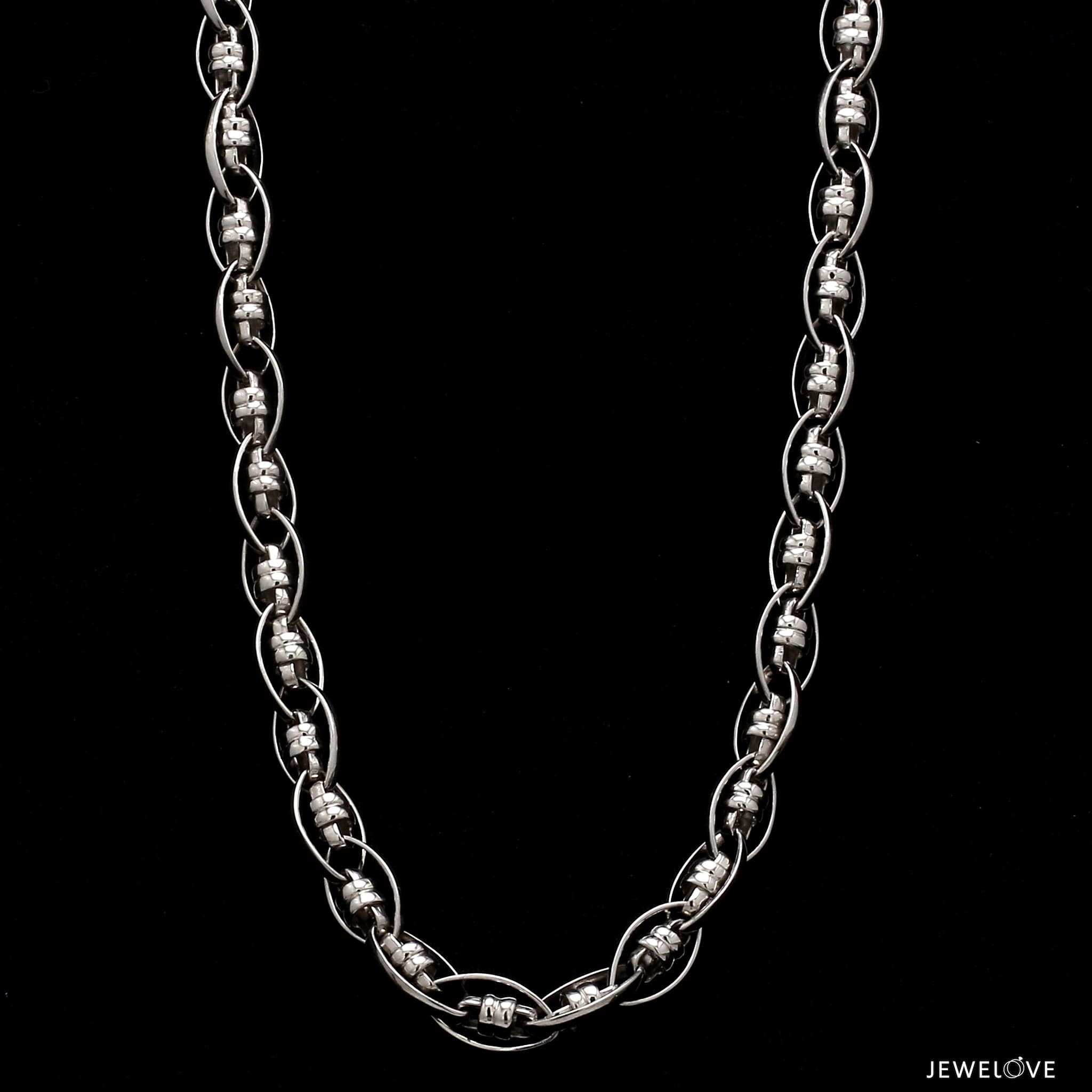 Jewelove™ Chains Heavy Platinum Chain for Men JL PT CH 1057