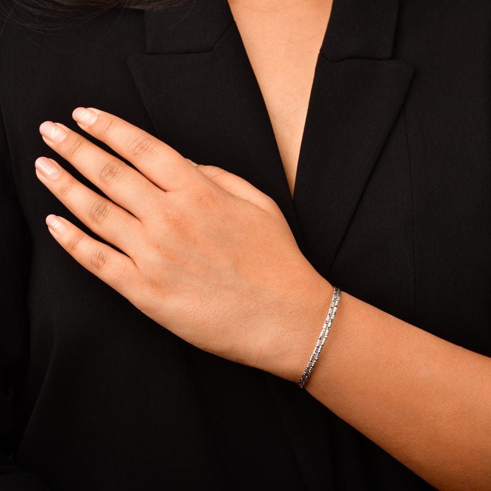 Buy SilverToned  Blue Bracelets  Bangles for Women by Shining Diva  Online  Ajiocom