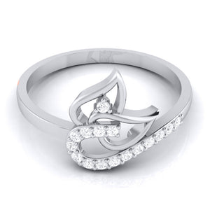 Jewelove™ Rings Platinum Diamond Ring for Women JL PT LR 79