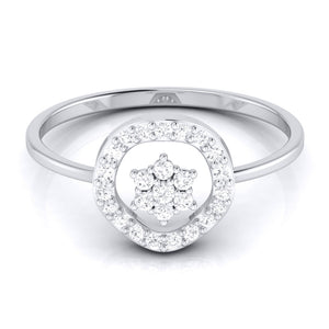 Jewelove™ Rings Platinum Diamond Ring for Women JL PT LR 86