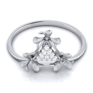 Jewelove™ Rings Platinum Diamond Ring for Women JL PT LR 93