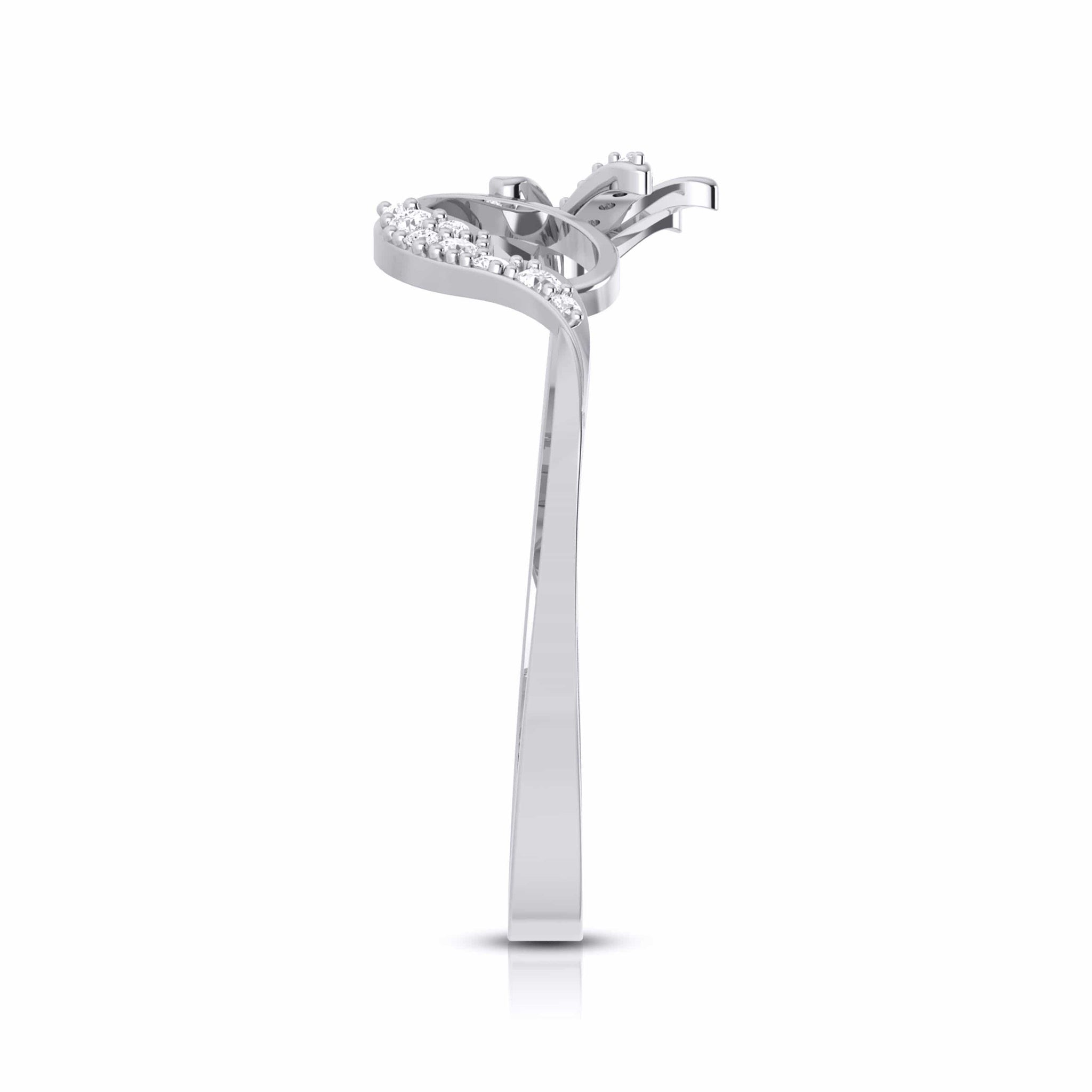 Jewelove™ Rings Platinum Diamond Ring for Women JL PT LR 98