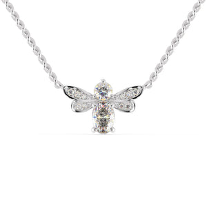 Jewelove™ Pendants SI IJ Platinum Diamonds Butterfly Pendant for Women JL PT P 1227