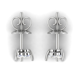 Jewelove™ Earrings SI IJ Platinum Diamonds Earrings JL PT E SE RD 101