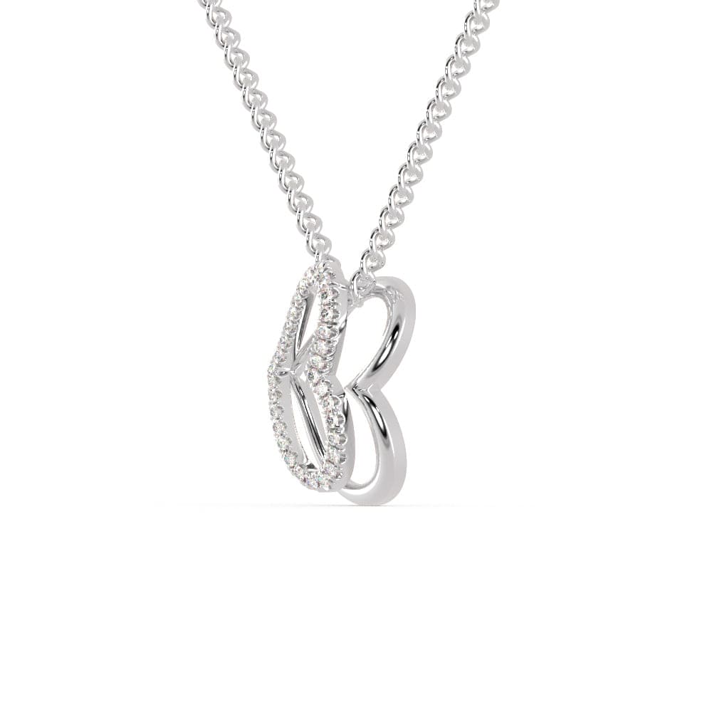 Jewelove™ Pendants Platinum Diamonds Heart Pendant for Women JL PT P 1284