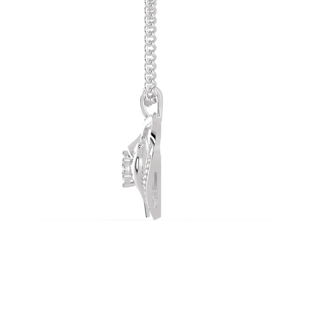 Jewelove™ Pendants Platinum Diamonds Heart Pendant for Women JL PT P 1285