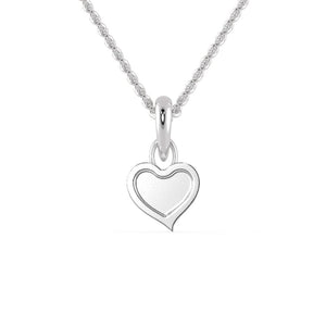 Jewelove™ Pendants Platinum Diamonds Heart Pendant for Women JL PT P 1300