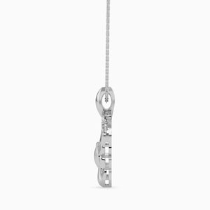 Jewelove™ Pendants Platinum Diamonds Heart Pendant for Women JL PT P 18001