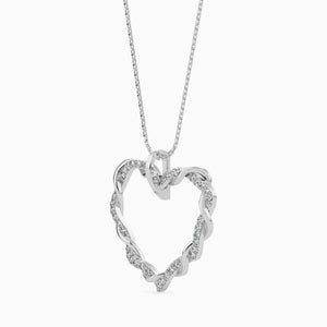 Jewelove™ Pendants Platinum Diamonds Heart Pendant for Women JL PT P 18006