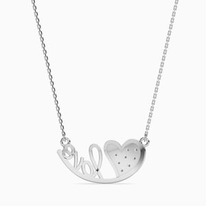 Jewelove™ Pendants Platinum Diamonds Heart Pendant for Women JL PT P 18011