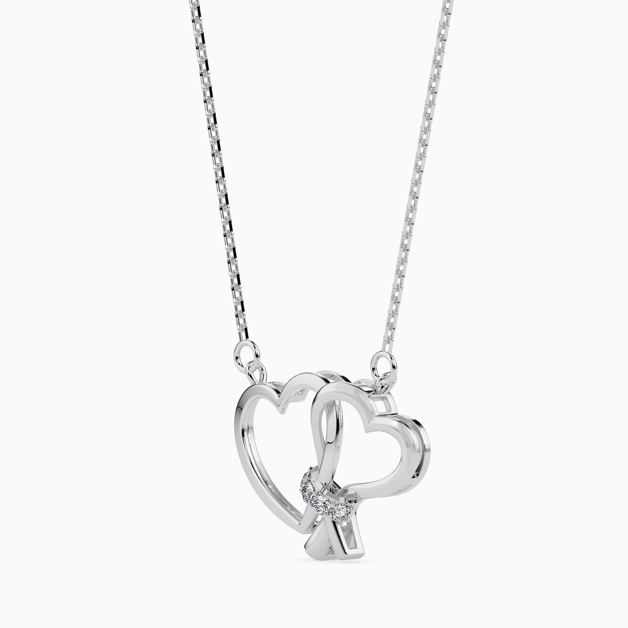 Jewelove™ Pendants Platinum Diamonds Heart Pendant for Women JL PT P 18032