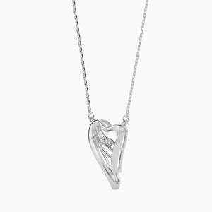 Jewelove™ Pendants Platinum Diamonds Heart Pendant for Women JL PT P 18036