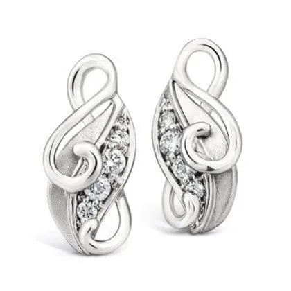 Large hoop earrings with name or date, silver 925 platinum plated - MY  KOSMIMA