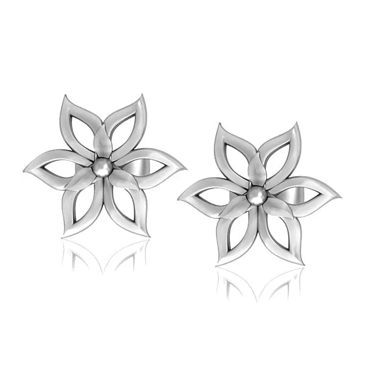 Platinum Earrings For Kids Flower Design JL PT E 164