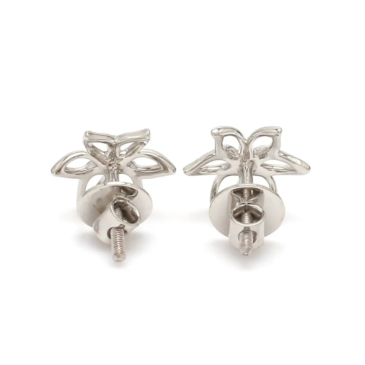 Jewelove™ Earrings Platinum Earrings for Kids Flower Design JL PT E 164