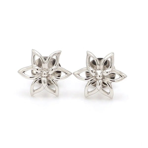 Jewelove™ Earrings Platinum Earrings for Kids Flower Design JL PT E 164