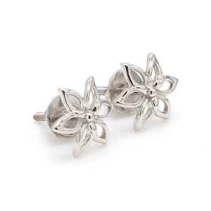 Jewelove™ Earrings Platinum Earrings for Kids Flower Design JL PT E 164