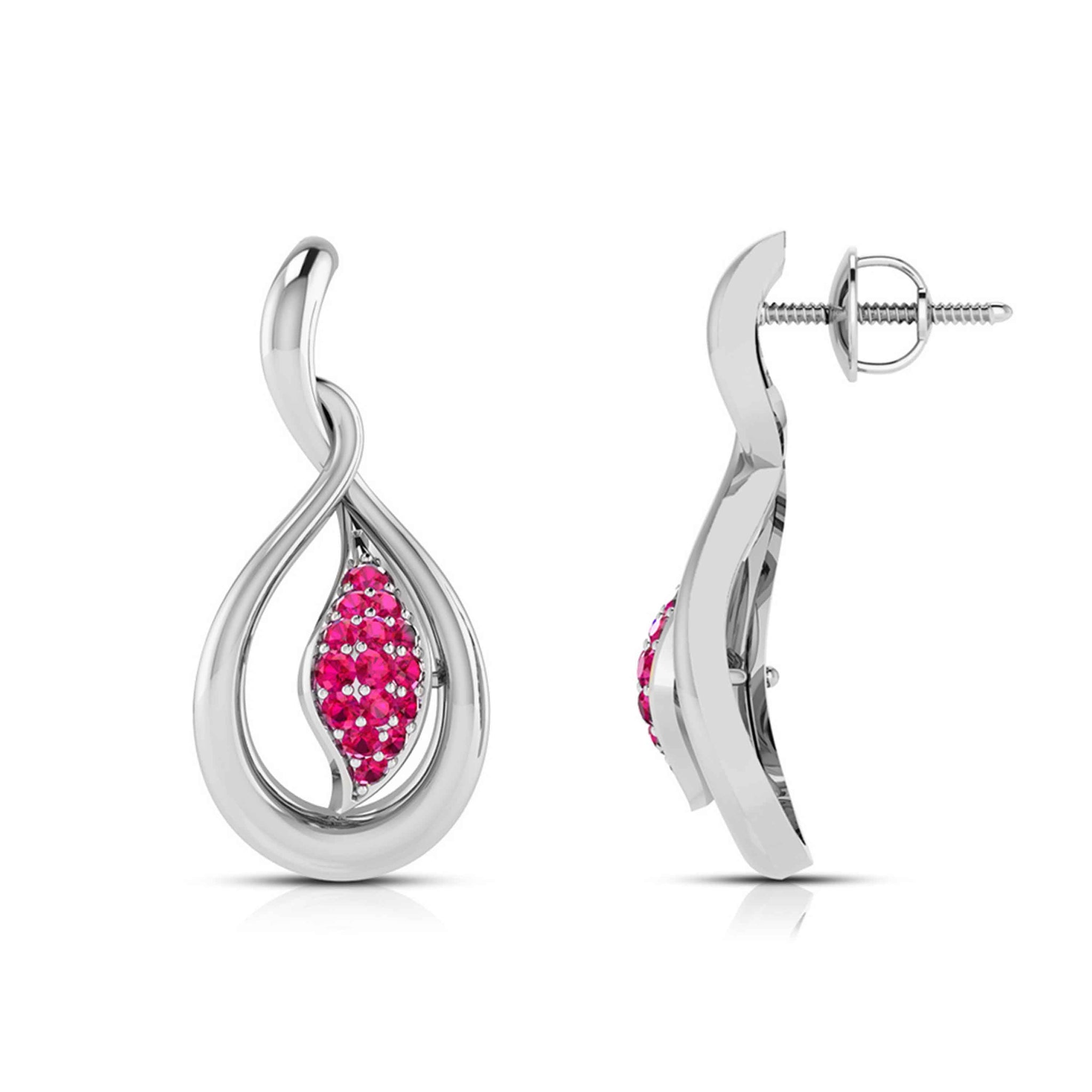 Jewelove™ Earrings Platinum Earrings for Women JL PT E NL8635