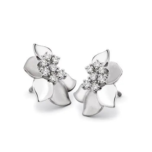 Platinum Earrings with Diamonds JL PT E ST 2217 – Jewelove.US