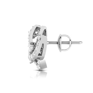 Jewelove™ Earrings Platinum Earrings with Diamonds for Women JL PT E ST 2016