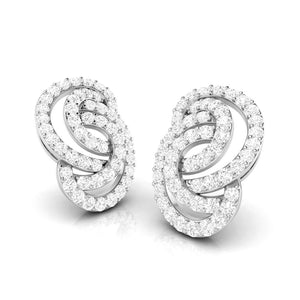 Jewelove™ Earrings Platinum Earrings with Diamonds for Women JL PT E ST 2020