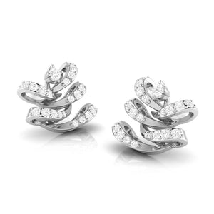 Jewelove™ Earrings Platinum Earrings with Diamonds JL PT E ST 2010