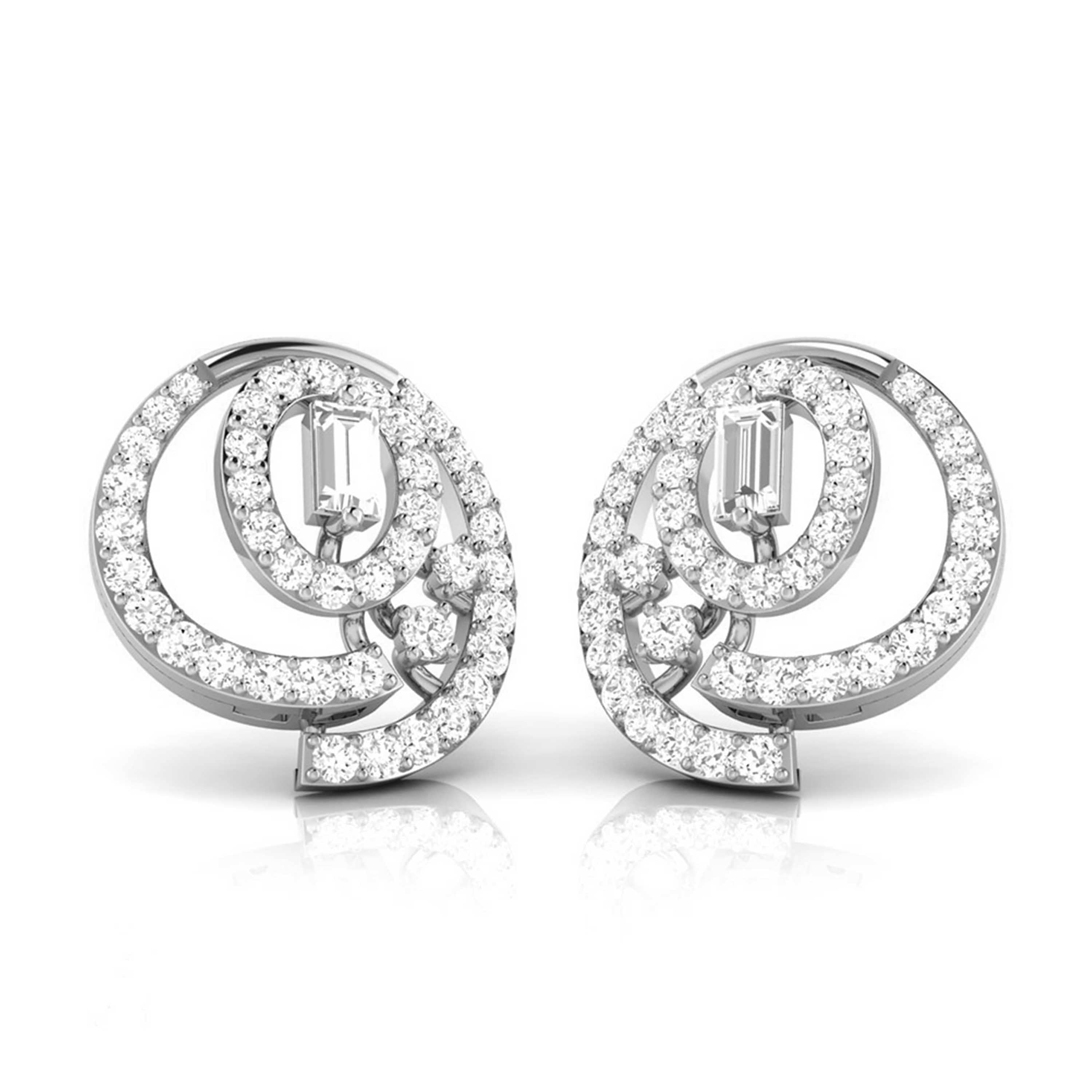 Mohena Studs - Platinum | Buy earrings online, Fashion earrings, Big stud  earrings