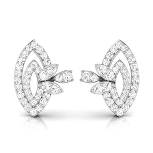 Jewelove™ Earrings Platinum Earrings with Diamonds JL PT E ST 2215