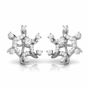 Jewelove™ Earrings Platinum Earrings with Diamonds JL PT E ST 2221