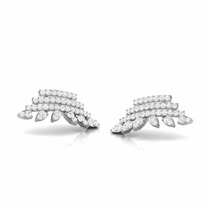 Jewelove™ Earrings Platinum Earrings with Diamonds JL PT E ST 2228