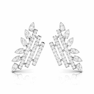 Jewelove™ Earrings Platinum Earrings with Diamonds JL PT E ST 2228